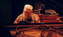 Terry Riley at the piano.