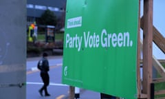 green party poster in wellington