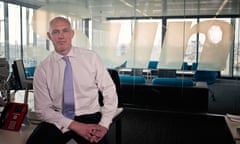 David Dinsmore, editor of The Sun, in the new News UK offices at London Bridge.
Photo by Sarah Lee
For MEDIA