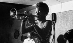 Clora Bryant<br>Jazz trumpet player Clora Bryant, playing trumpet with Dixieland band in Hermosa Beach. (Photo by Loomis Dean/The LIFE Picture Collection via Getty Images)