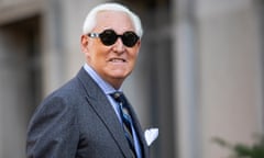 Roger Stone in December 2019. Trump commuted a three-year sentence handed to Stone for obstructing Congress during the Russia investigation.