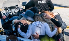 Mourners in Thousand Oaks.