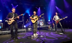 Kevin Hearne, Ed Robertson and Jim Creeggan of the Barenaked Ladies