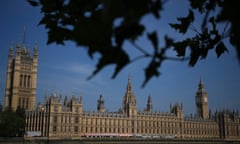 A general view of the Palace of Westminster