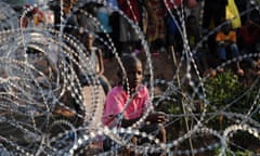 A child in a refugee camp near Bangui in 2013