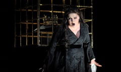 Anna Netrebko as Lady Macbeth at the Royal Opera House.