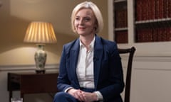 Liz Truss in 10 Downing Street in October