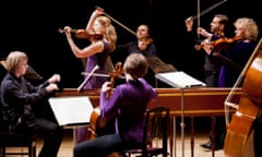 Rachel Podger leads the Brecon Baroque Festival Orchestra.