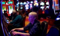 Rust Belt PA<br>BETHLEHEM, PA - January 12, 2017. A man plays slot machines at Sands Casino Resort Bethlehem in Bethlehem, PA January 12, 2017. Northampton County, population 300,000, 81% white, with a median income of $58,000, according to the 2010 United States Census Data, voted for Obama in 2008 and 2012, but went for Trump this cycle. Bethlehem Steel, once one of the world’s largest steel manufacturers, was located here in Bethlehem before closing in 2003. CREDIT: Mark Makela for The Guardian