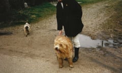 Grayson Perry with Teddy the dog