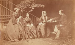 Rossetti Family at Home, taken by Charles Dodgson (better known as Lewis Carroll) in 1863