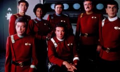 Film and Television<br>Editorial use only. No book cover usage. Mandatory Credit: Photo by Moviestore/REX/Shutterstock (1617274a) Star Trek Ii: The Wrath Of Khan, Deforest Kelley, George Takei, Nichelle Nichols, Walter Koenig, William Shatner, James Doohan, Leonard Nimoy Film and Television