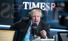 Prime Minister Boris Johnson is interviewed on Times Radio