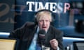 Boris Johnson granted the station his first live broadcast interview in months.