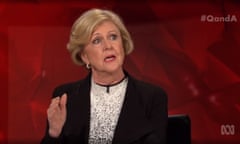 Gillian Triggs on Q&amp;A: ‘The inhumanity has reached a level where we have to respond.’