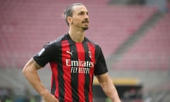 Zlatan Ibrahimovic of AC Milan 