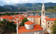 Old town in Budva, Montenegro