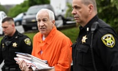 Jerry Sandusky is appealing a decades-long sentence for abusing 10 boys during encounters that went back to the 1990s.