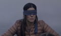 Sandra Bullock<br>This image released by Netflix shows Sandra Bullock in a scene from the film, "Bird Box." (Merrick Morton/Netflix via AP)