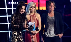 Amy Shark, Rita Ora and Keith Urban