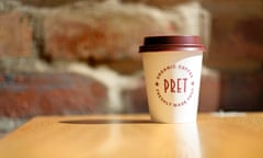 Pret a Manger takeaway cup