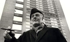Erno Goldfinger; critics of Balfron Tower believed that his feverish devotion to brutalism had led him to create a monster.