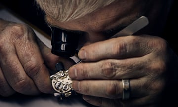 Craig Struthers restoring a 1920s Rolex Rebberg wristwatch