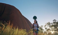 Lindsey Dixon, of Northern Territory Tourism, captured the Google Street View content at Uluru-Kata Tjuta National Park in accordance with Tjukurpa law.
