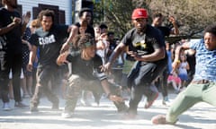 Breakdancers in New York, part of the It’s Showtime NYC programme