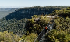 Buttenshaw Bridge, part of the new $10m Grand Cliff Top Walk in the Blue Mountains