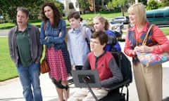 Minnie Driver and the cast of Speechless.