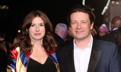 Jools Oliver and Jamie Oliver at the the Eddie The Eagle film premiere in London in 2016