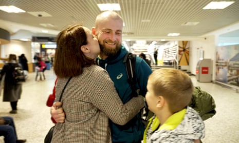 ‘It feels like a miracle’: the Ukrainian family reunited for Christmas