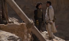 May Calamawy and  Oscar Isaac in Moon Knight episode 4.