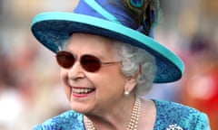 The Queen at a Buckingham Palace garden party