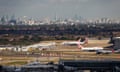 A general view of aircraft at Heathrow airport