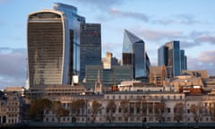 The City Of London skyline.