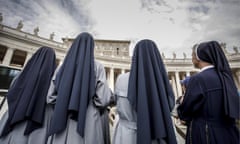 Angelus Prayer<br>epa05534695 Nuns at St. Peter Square for the Angelus Prayer of Pope Francis (not pictured), Vatican City, 11 September 2016. EPA/GIUSEPPE LAMI