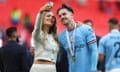 Laura Woods takes a selfie with Jack Grealish after the FA Cup final