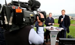 Lead presenter Ed Chamberlin, right, and ITV Racing will be the focus of attention at the Cheltenham Festival this week.