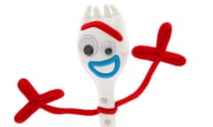 Disney’s artfully rendered ‘child’s toy’ Forky, withdrawn from sale in the US and Canada.