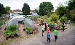 The Golden Hill Community Garden in Bristol