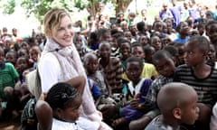 Madonna in Malawi in 2013, at one of the schools her foundation has helped build.