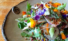 Salad created by chef Dan Doherty of Duck and Waffle