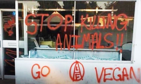 Graffiti and 'barbecued dogs': ​have​​ vegan ​protests​ gone too far​?​ – video
