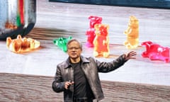 Jensen Huang, co-founder and chief executive officer of Nvidia, speaksin Taipei, Taiwan, in May.