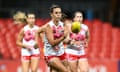 Sydney Swan Chloe Molloy during the AFLW Elimination Final against the Gold Coast Suns at Heritage Bank Stadium. 