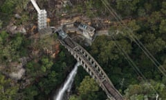 A view of a bridge at Warragamba dam