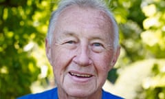 Terence Conran in blue shirt