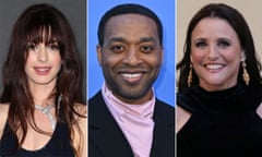 Anne Hathaway, Chiwetel Ejiofor and Julia Louis-Dreyfus.